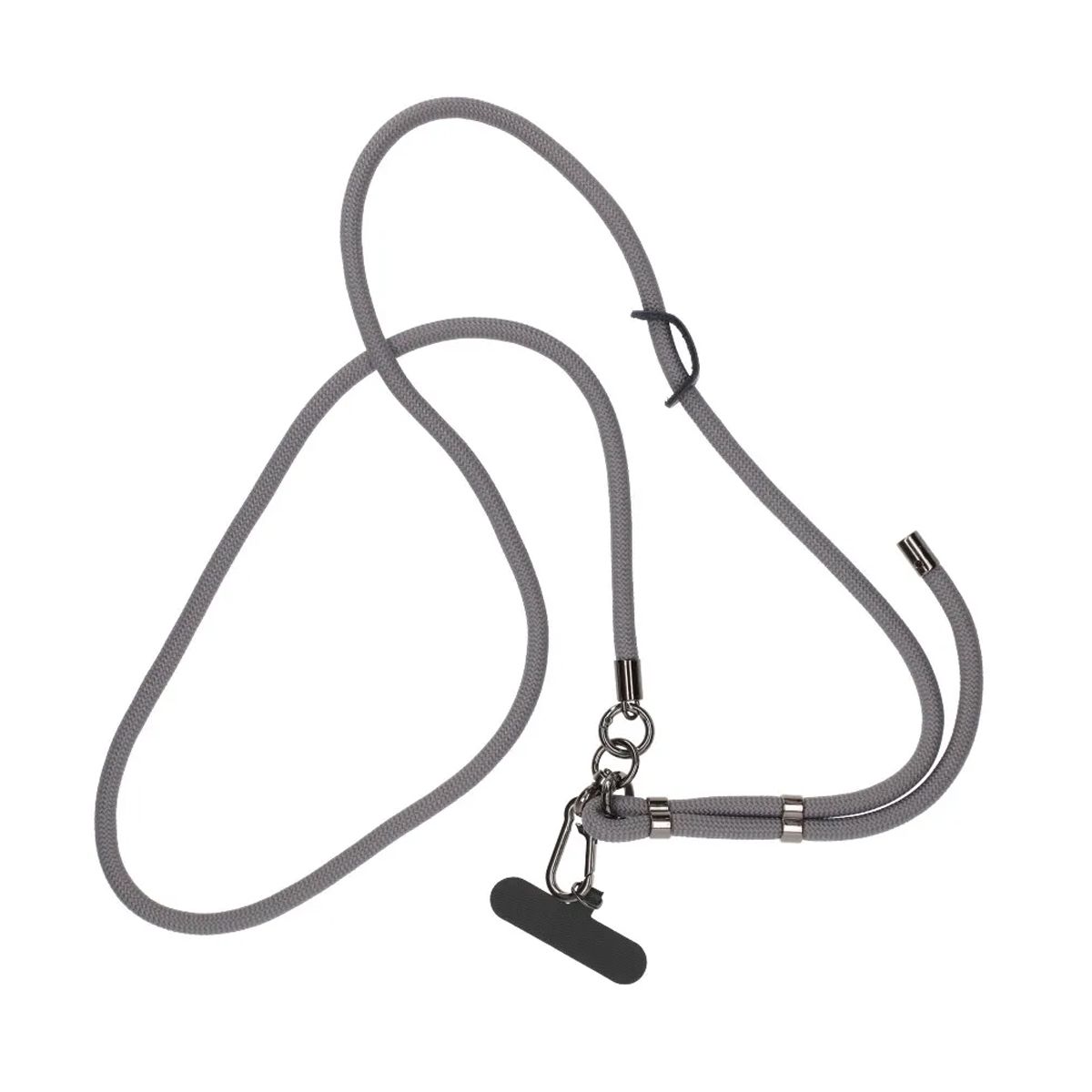 Adjustable lanyard Universal phone case lanyard 0.8mm Grey