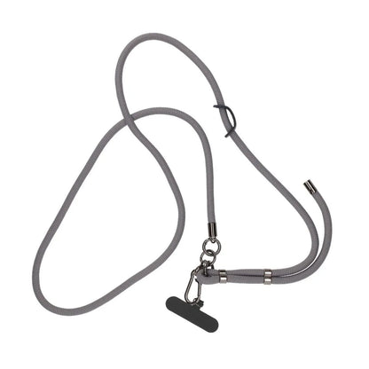 Adjustable lanyard Universal phone case lanyard 0.8mm Grey