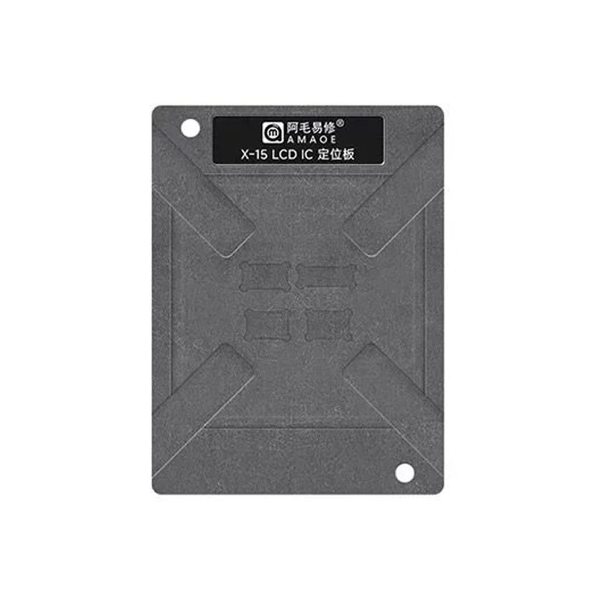 AMAOE LCD-skärm IC Reballing Platform/Stencil för iPhone X-15 Pro Max