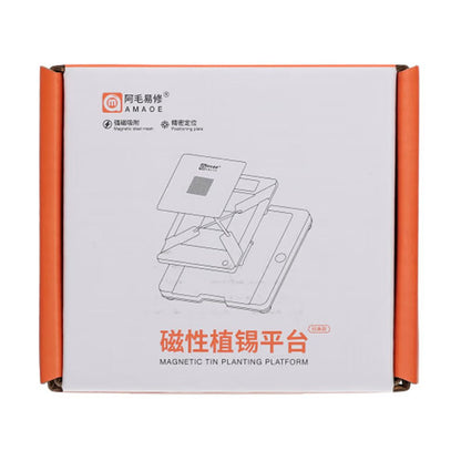 AMAOE LCD-skärm IC Reballing Platform/Stencil för iPhone X-15 Pro Max