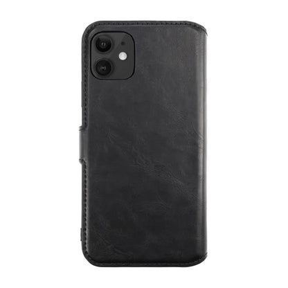 RV Flip Stand TPU Leather Case Black For iPhone 11
