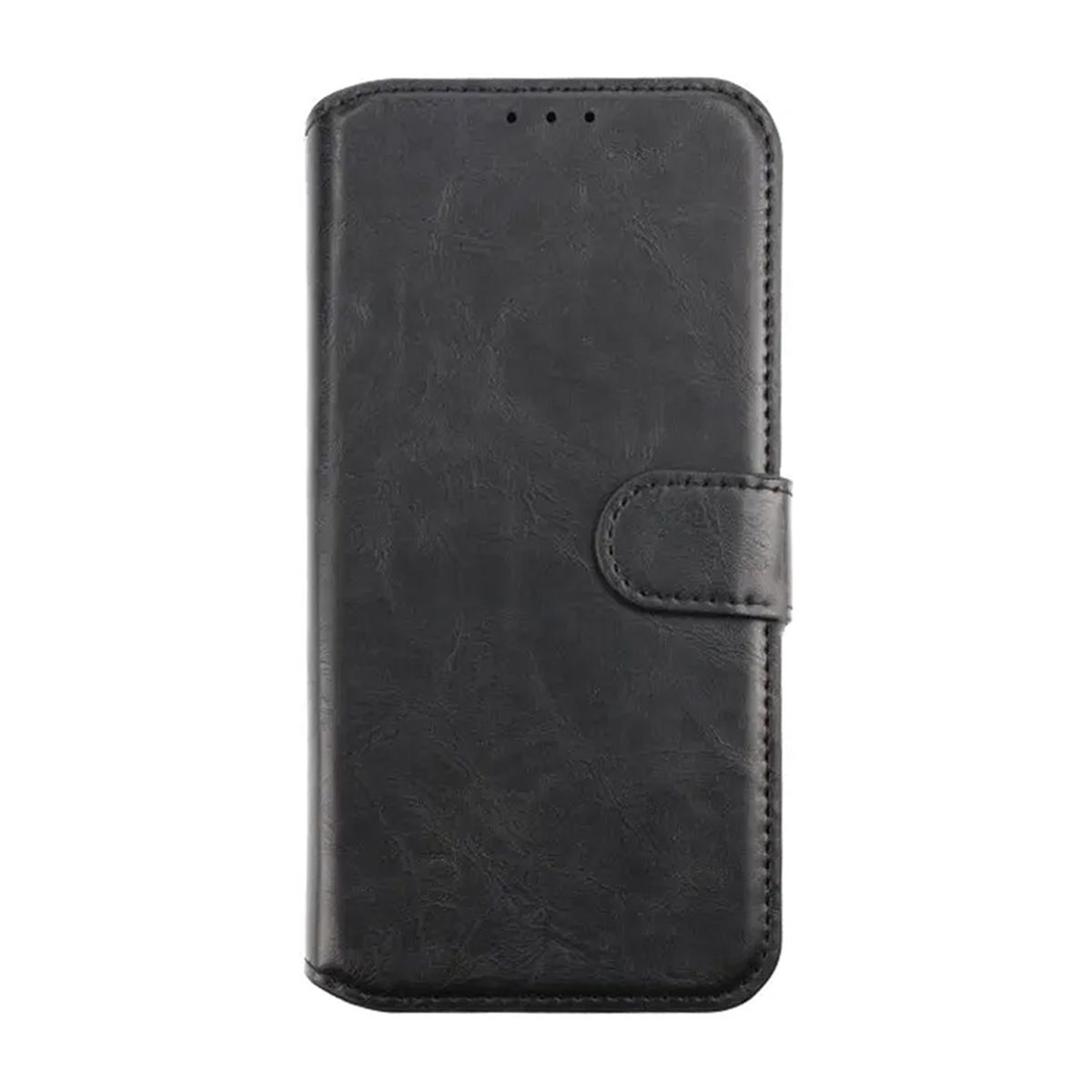 RV Flip Stand TPU Leather Case Black For iPhone 11