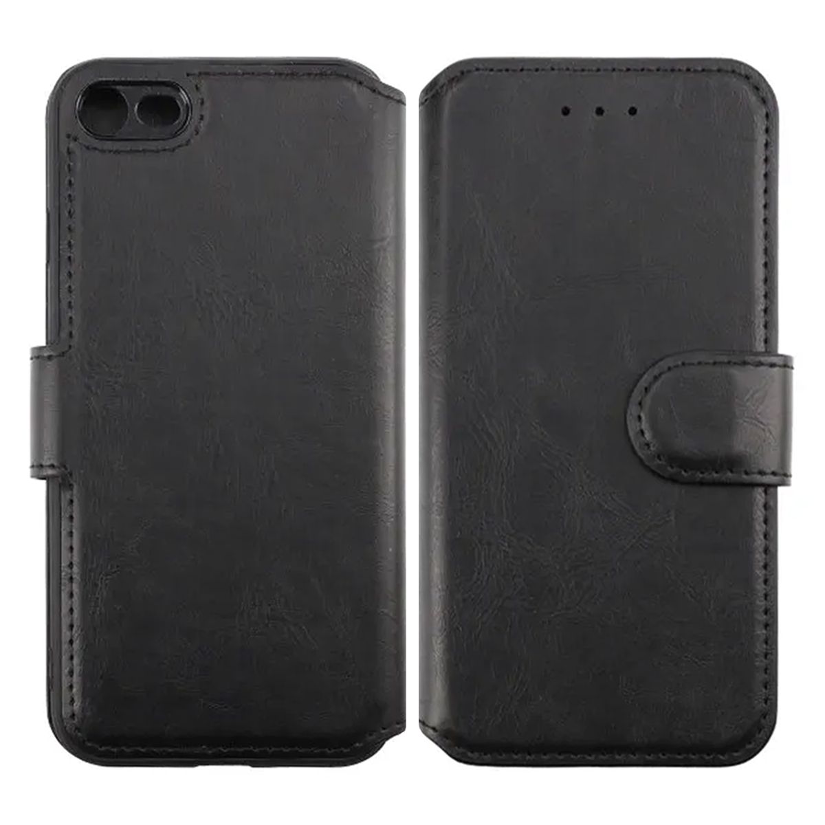 RV Flip Stand TPU Leather Wallet Case Black for Apple iPhone 7/8/SE 2020 High Quality