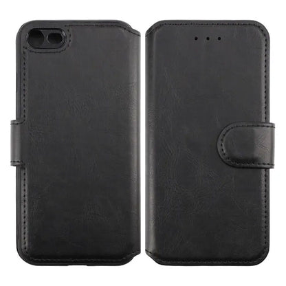 RV Flip Stand TPU Leather Wallet Case Black for Apple iPhone 7/8/SE 2020 High Quality
