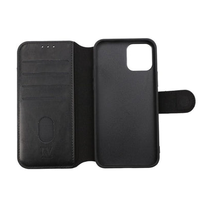 RV Flip Stand TPU Leather Wallet Case Black for Apple iPhone 7/8/SE 2020 High Quality