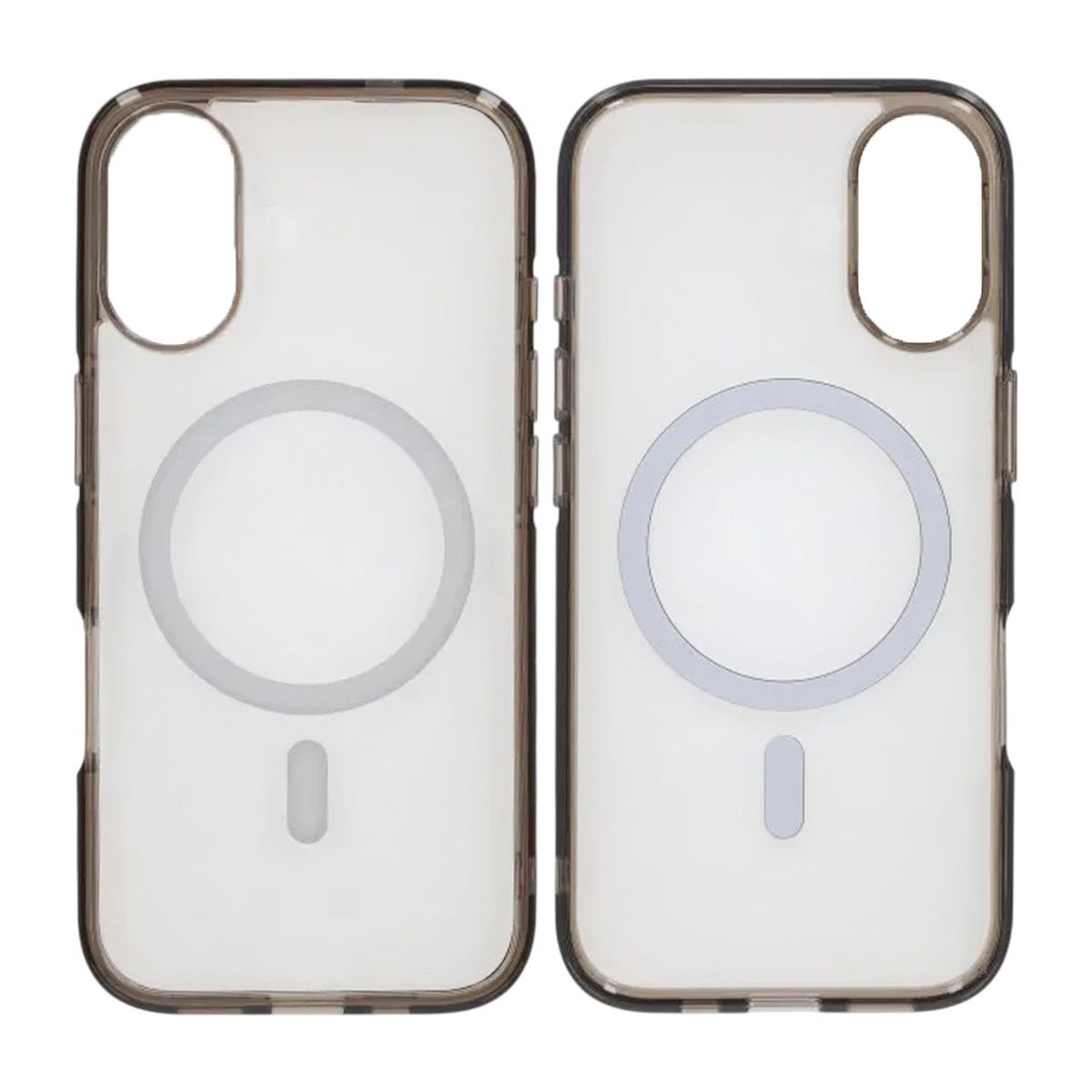 Mobilskal TPU Magsafe för iPhone 17 - Svart Transparent