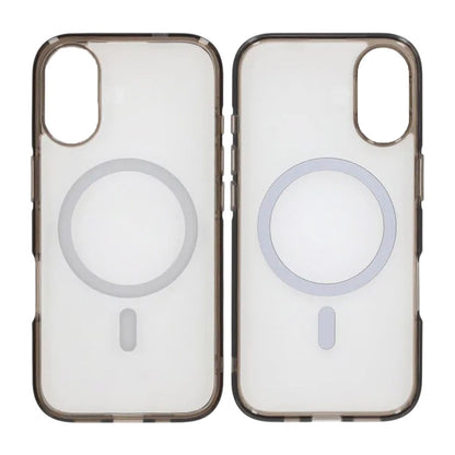 Mobilskal TPU Magsafe för iPhone 17 - Svart Transparent