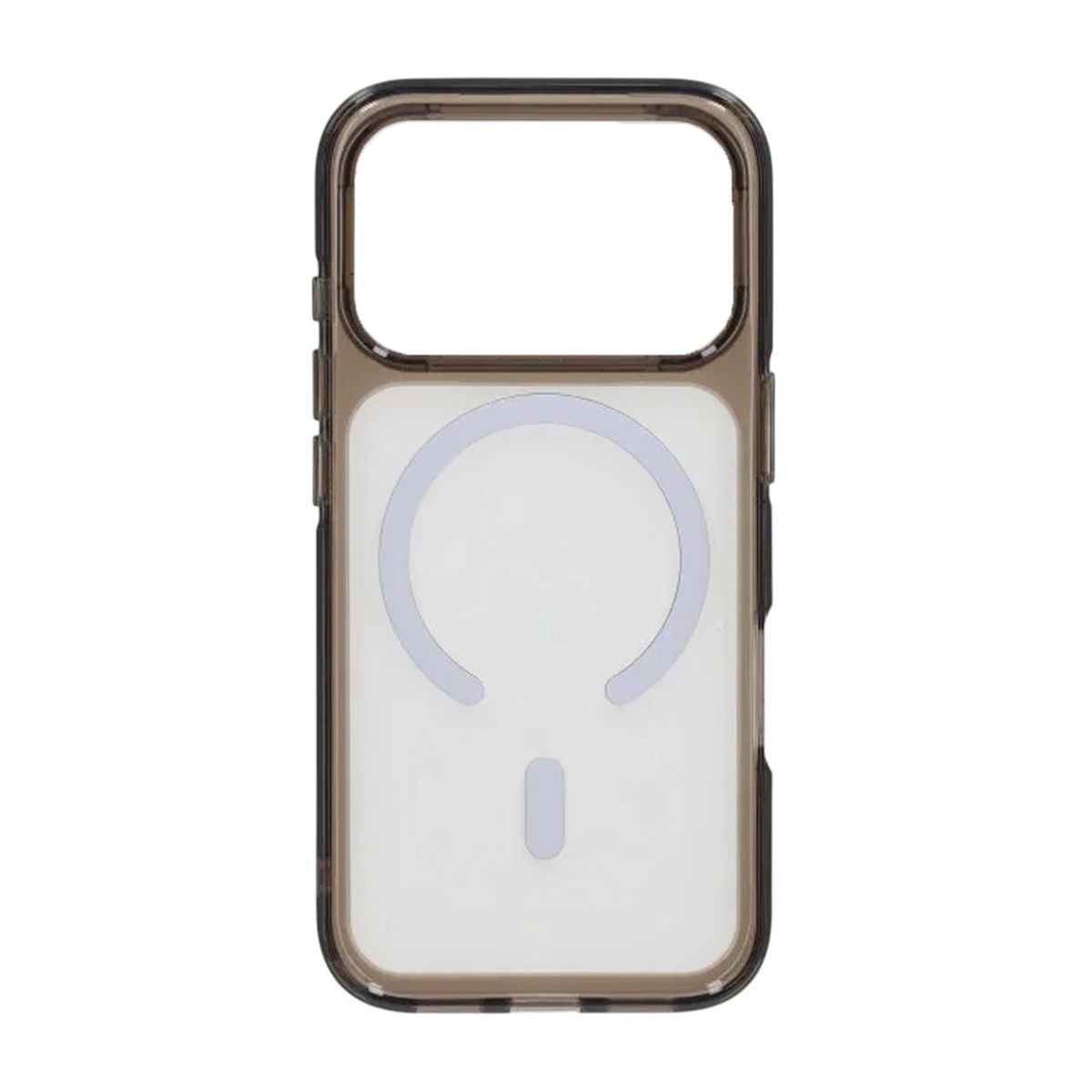 Mobilskal TPU Magsafe för iPhone 17 Pro Max - Svart Transparent