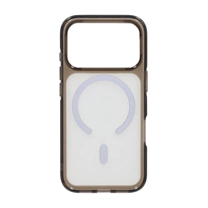 Mobilskal TPU Magsafe för iPhone 17 Pro Max - Svart Transparent