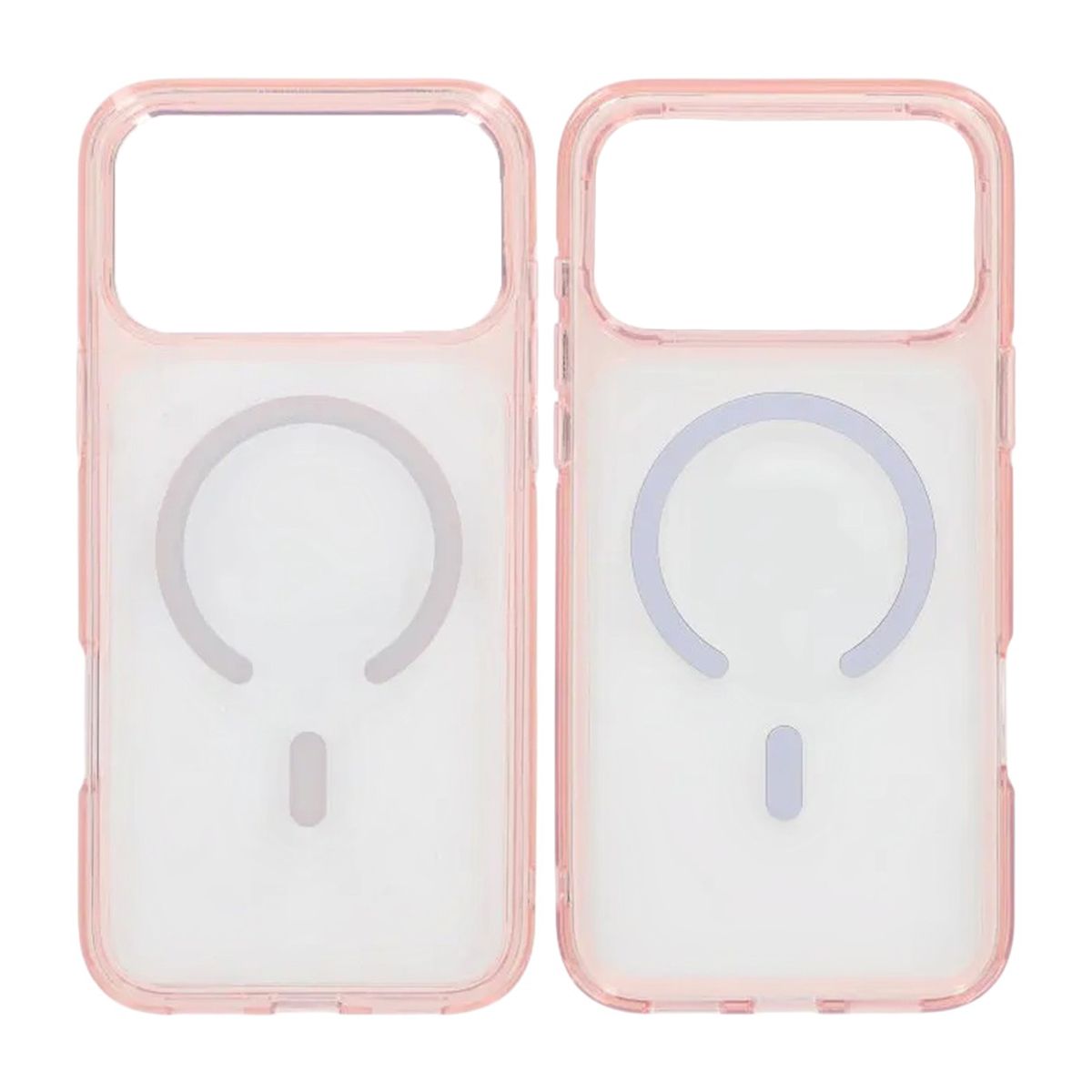Mobilskal TPU Magsafe för iPhone 17 Pro - Rosa Transparent