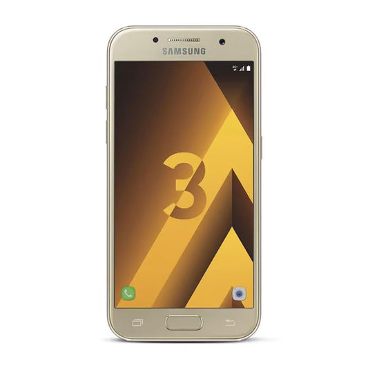 Used Galaxy A3 (2017) 16GB Gold Sand- Good condition (B)