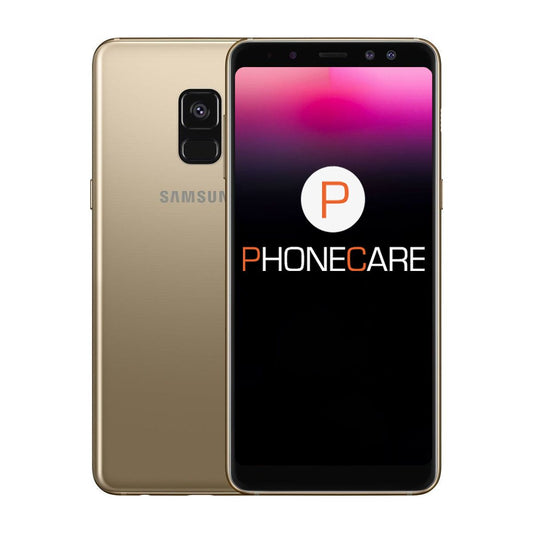 Used Galaxy A8 (2018) 32GB Gold- Good condition (B)