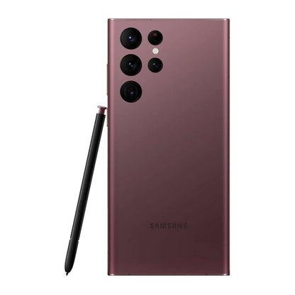 Begagnad Samsung Galaxy S22 Ultra 5G 128GB Burgundy - Använt skick