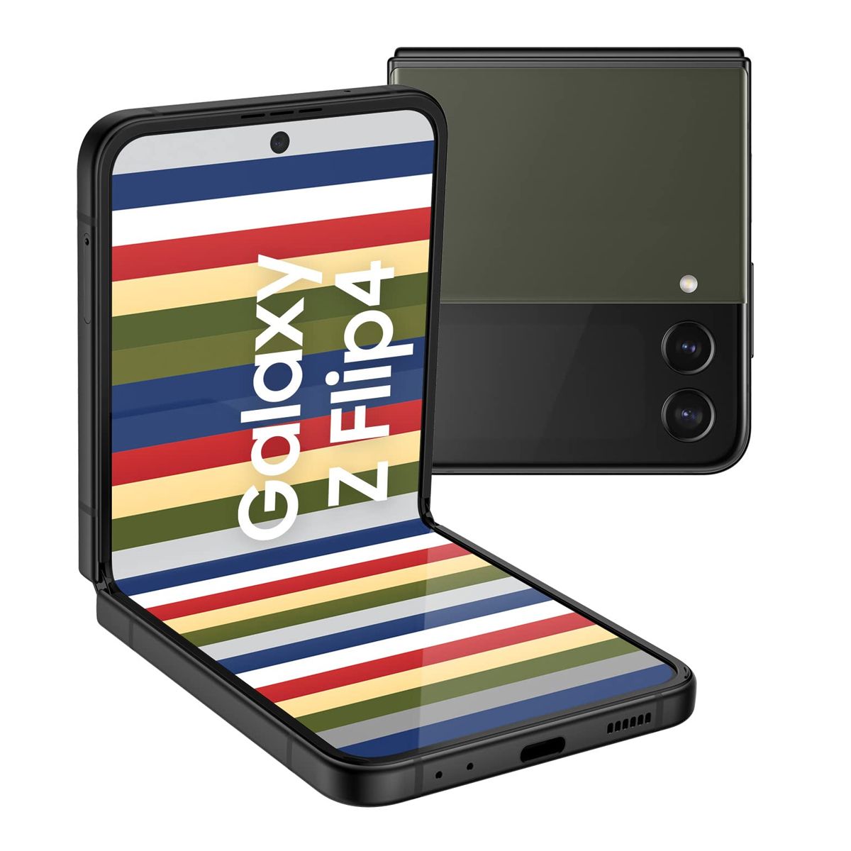 Used Galaxy Z Flip4 Bespoke Edition 256GB Khaki - Used condition