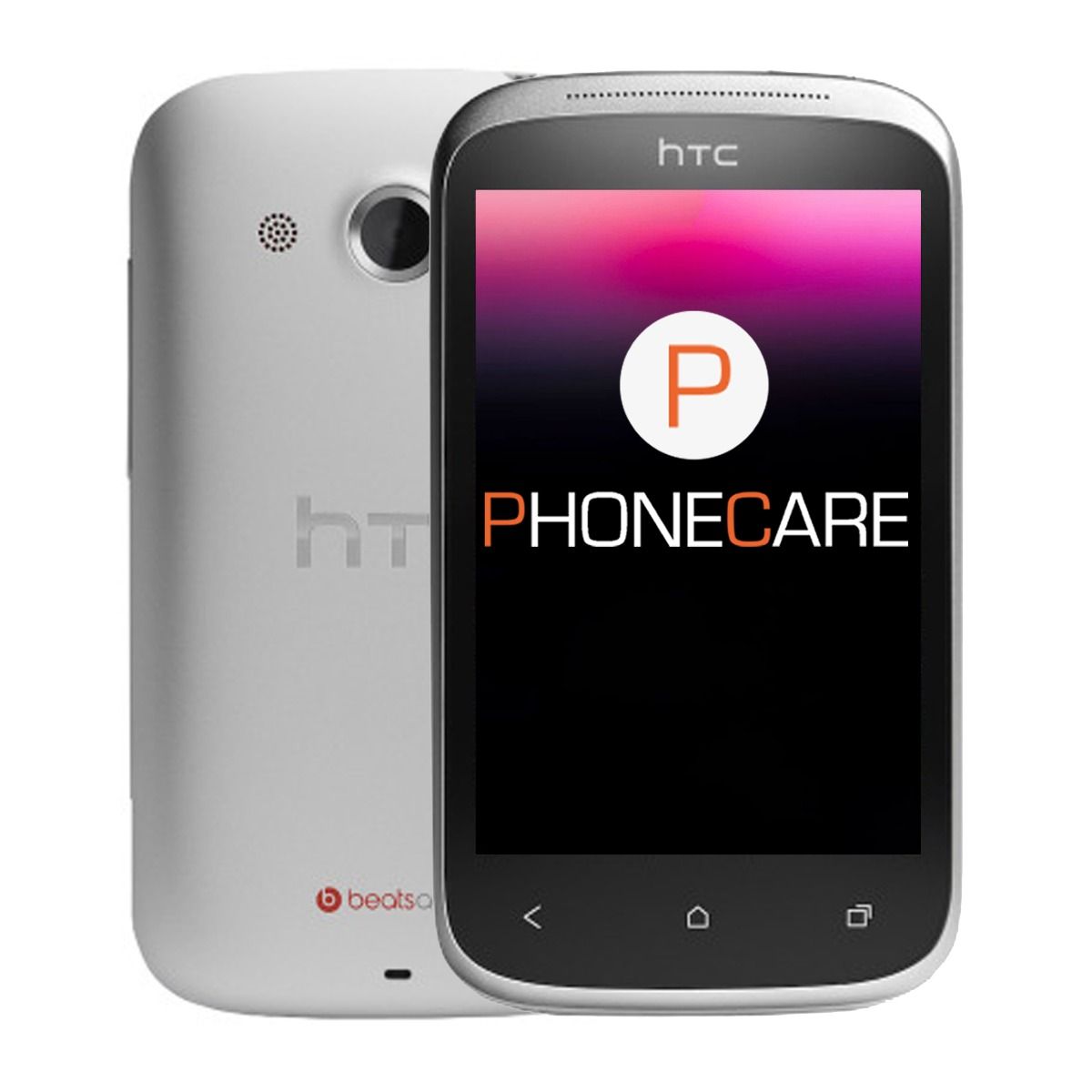 Begagnad HTC Desire C 4GB Vit - Mycket bra skick