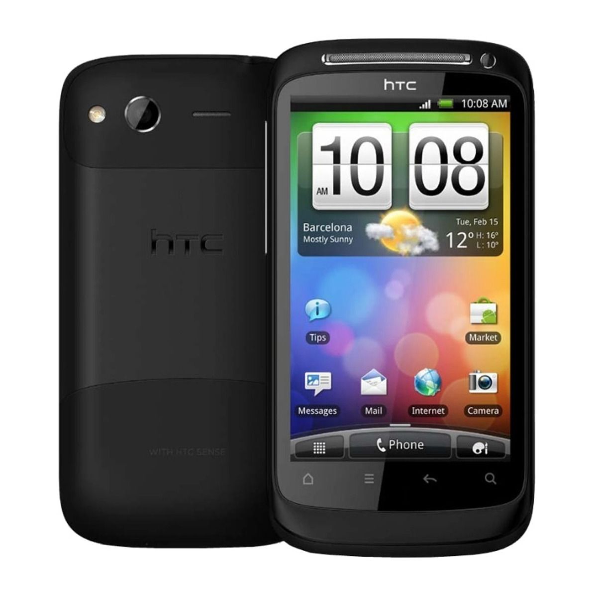 Begagnad HTC Desire S 1GB Svart - Använt skick