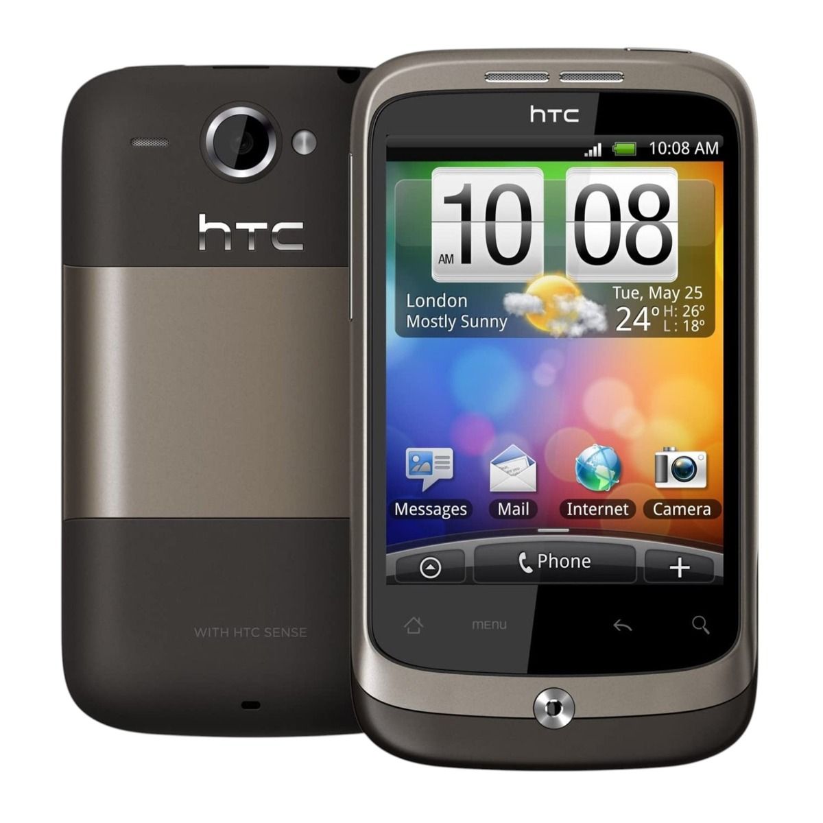 Begagnad HTC Wildfire 512MB Brun - Använt skick