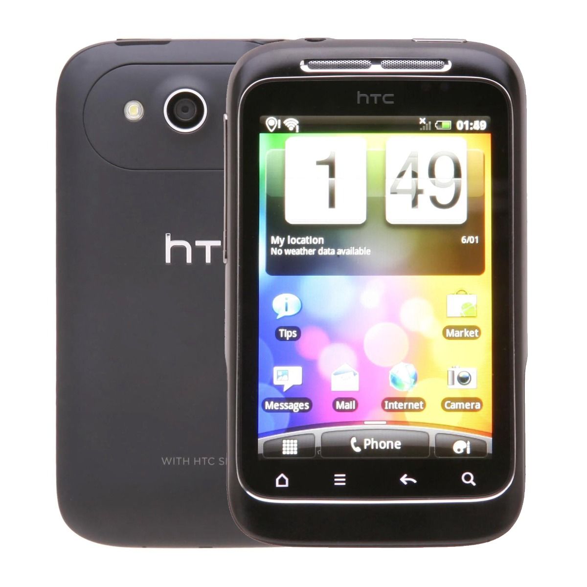 Begagnad HTC Wildfire S 512MB Svart - Bra skick