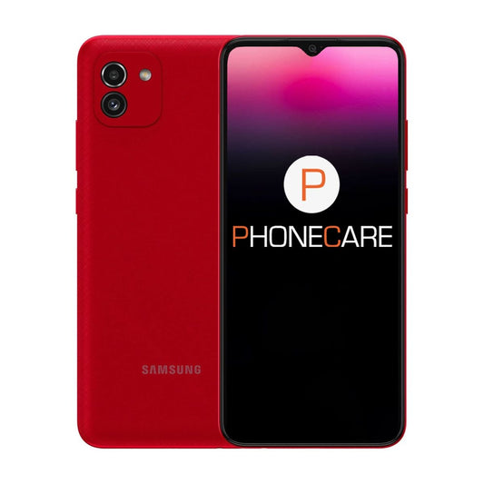 Begagnad Samsung Galaxy A03 Duos 64GB Röd – Använt skick (C)