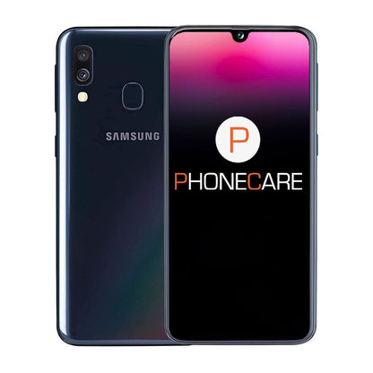 Begagnad Samsung Galaxy A40 (2019) Dual 64GB Svart - Bra skick