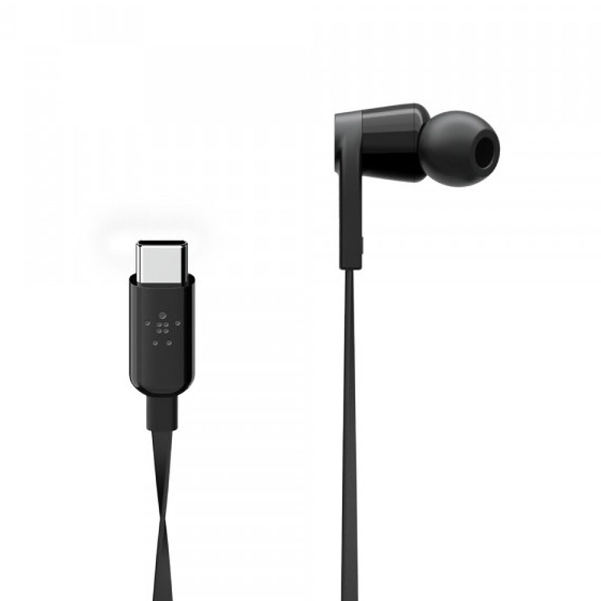 Belkin Rockstar Hörlurar med USB C - Svart