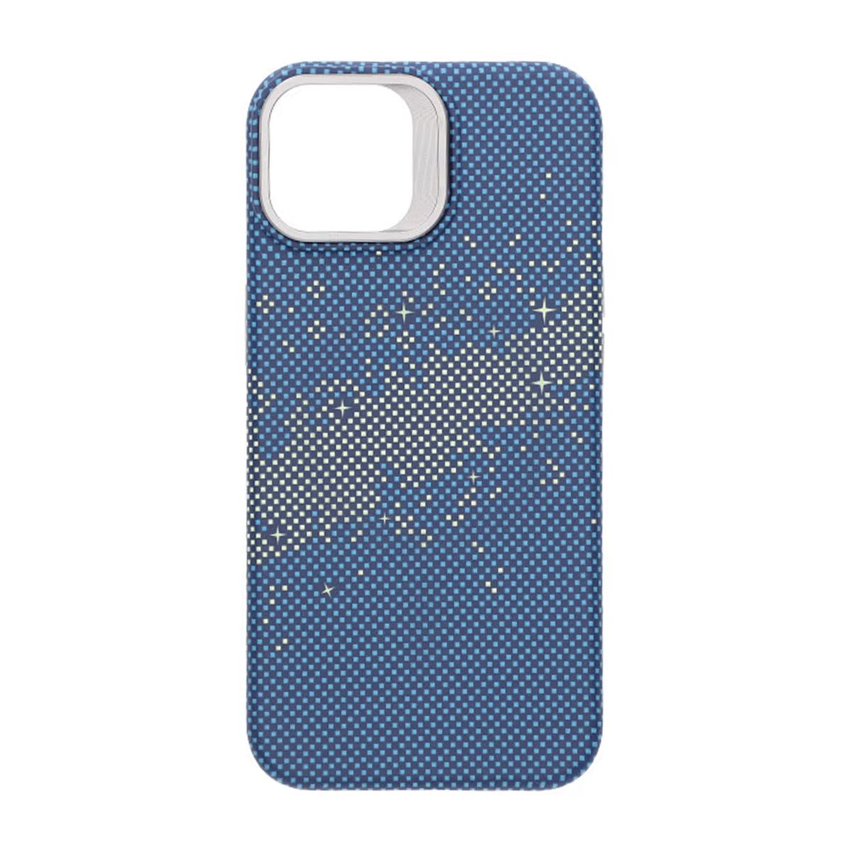 Mobile case with Magsafe and stand for iPhone 13 and 14 - Blue and Gold
