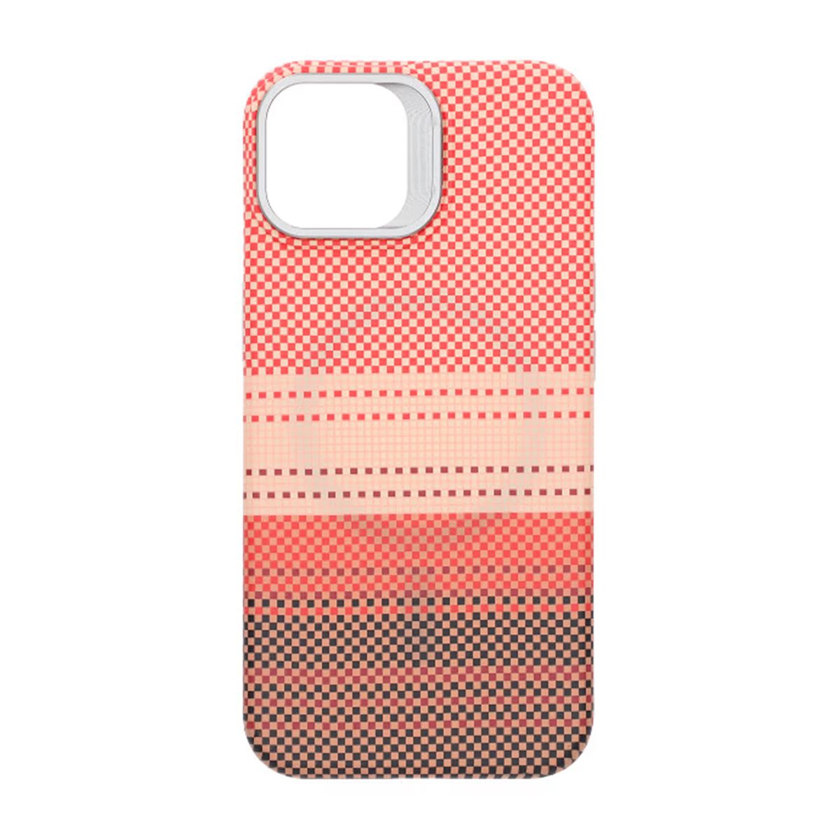 Magsafe Case and Stand for iPhone 13 and 14 - Striped Orange