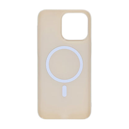 Glossy design Magnetic Case For iPhone 15 Pro Max White