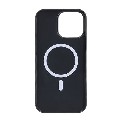 Glossy design Magnetic Case For iPhone 16 Pro Max Black