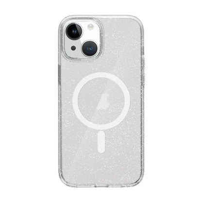 iPhone 13 Hybrid Case With Glitter - Transparent