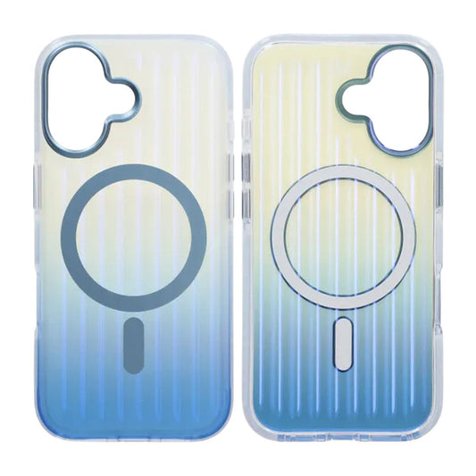 Mobile Case Corrugated MagSafe for iPhone 17 - Blue