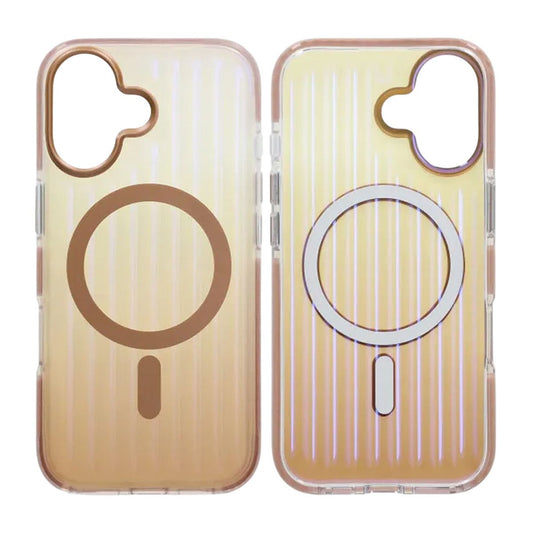 Mobilskal Korrugerad MagSafe för iPhone 17 - Guld