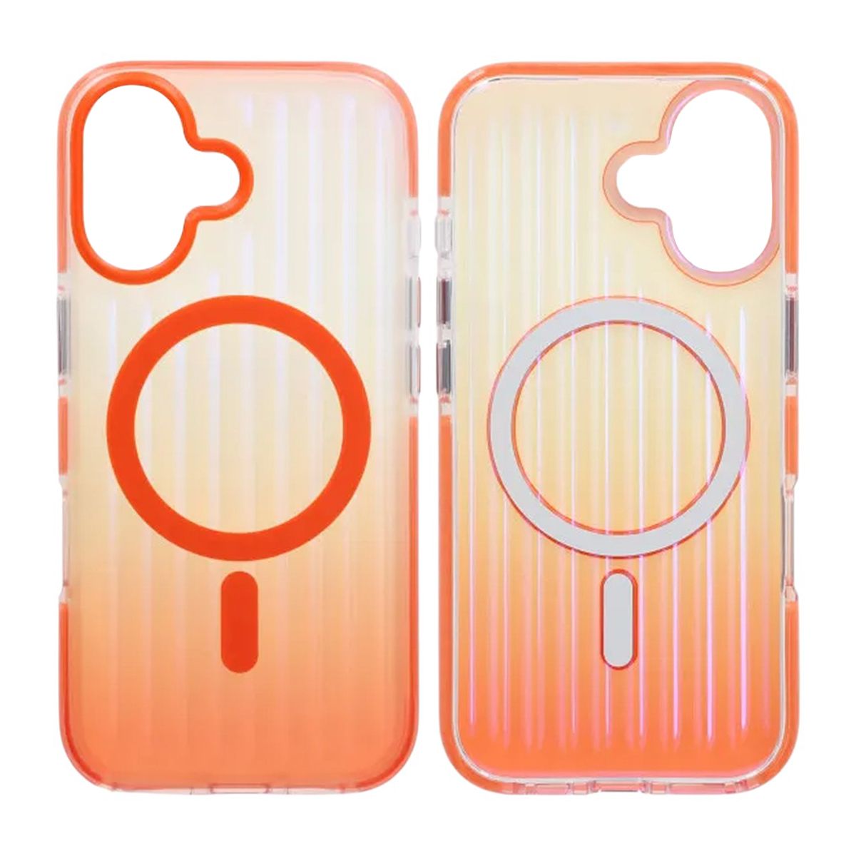 Mobilskal Korrugerad MagSafe för iPhone 17 - Orange