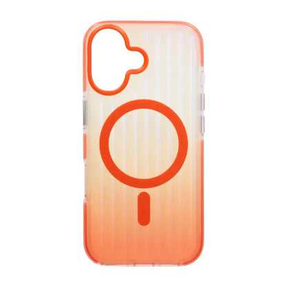 Mobilskal Korrugerad MagSafe för iPhone 17 - Orange