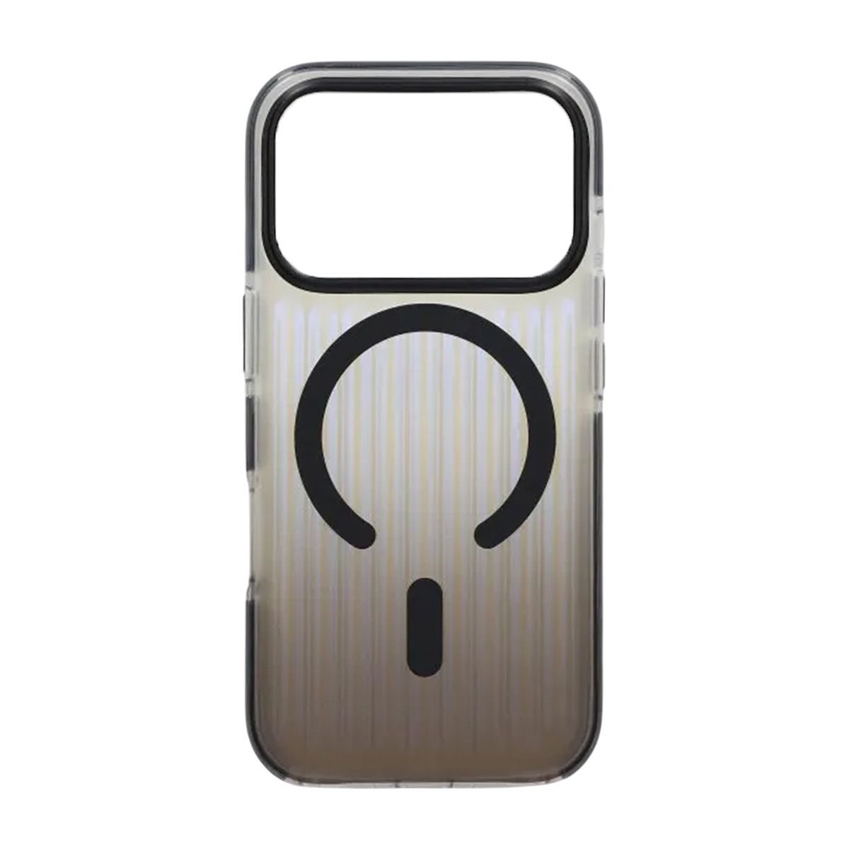 Mobilskal Korrugerad MagSafe för iPhone 17 Pro - Svart