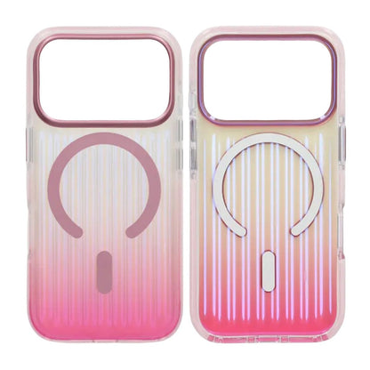 Mobilskal Korrugerad MagSafe för iPhone 17 Pro Max - Rosa