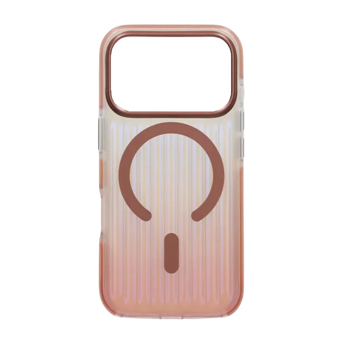 Mobilskal Korrugerad MagSafe för iPhone 17 Pro Max - Roséguld