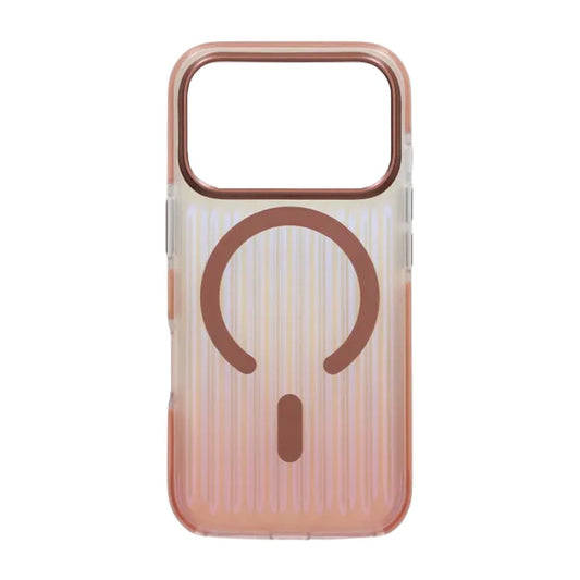 Mobilskal Korrugerad MagSafe för iPhone 17 Pro Max - Roséguld