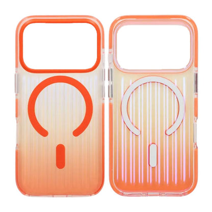 Mobilskal Korrugerad MagSafe för iPhone 17 Pro - Orange