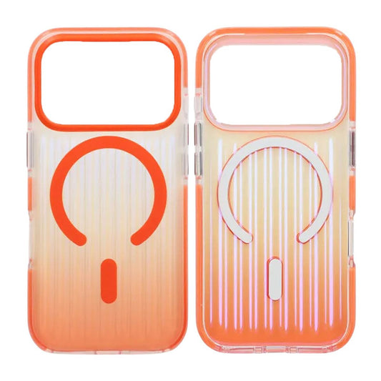 Mobilskal Korrugerad MagSafe för iPhone 17 Pro - Orange