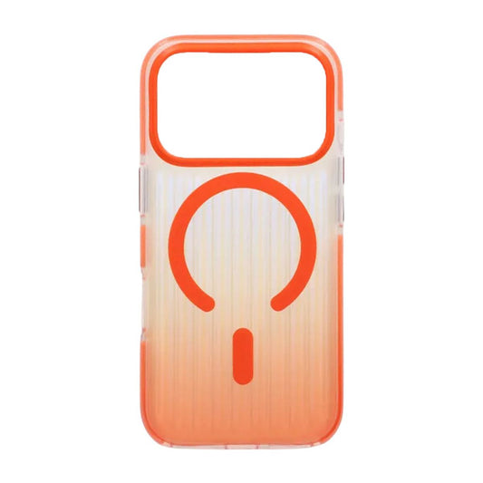 Mobilskal Korrugerad MagSafe för iPhone 17 Pro - Orange