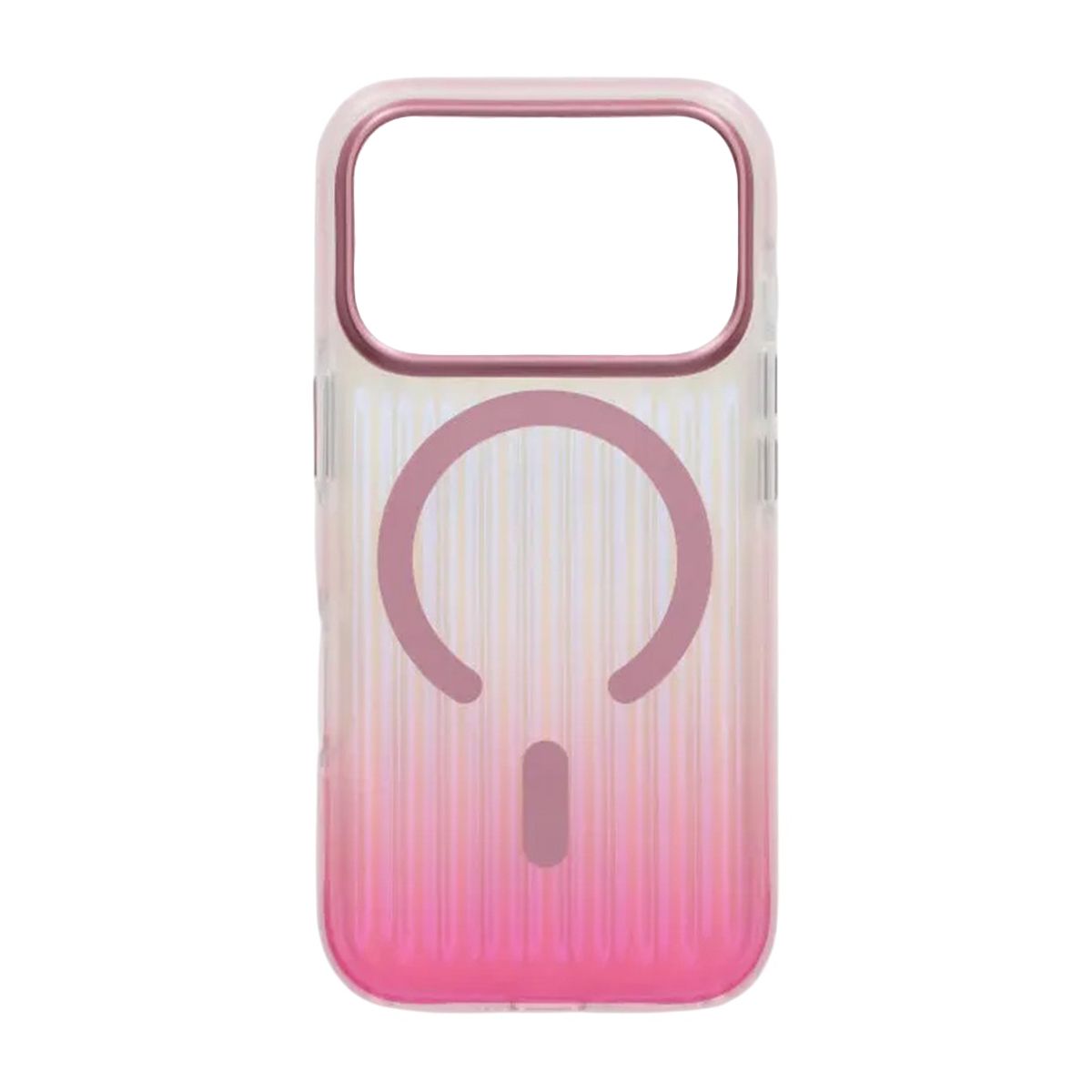 Mobilskal Korrugerad MagSafe för iPhone 17 Pro - Rosa