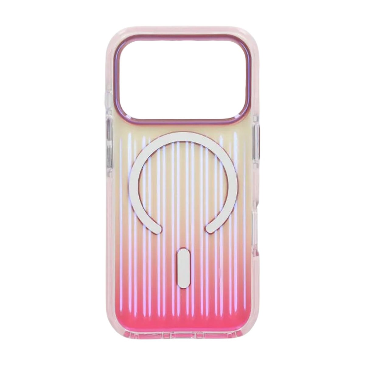 Mobilskal Korrugerad MagSafe för iPhone 17 Pro - Rosa