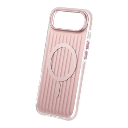 Mobilskal Korrugerad Magsafe för iPhone Air - Rosa