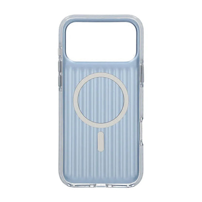 Mobilskal Korrugerad Magsafe för iPhone 17 Pro Max - Blå