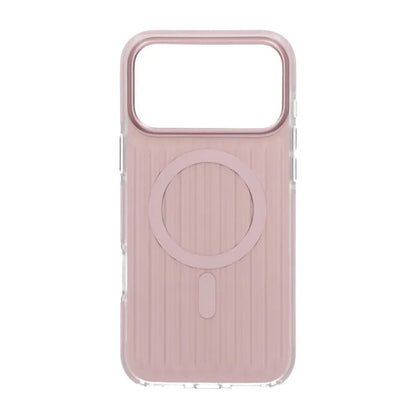 Mobilskal Korrugerad Magsafe för iPhone 17 Pro Max - Rosa