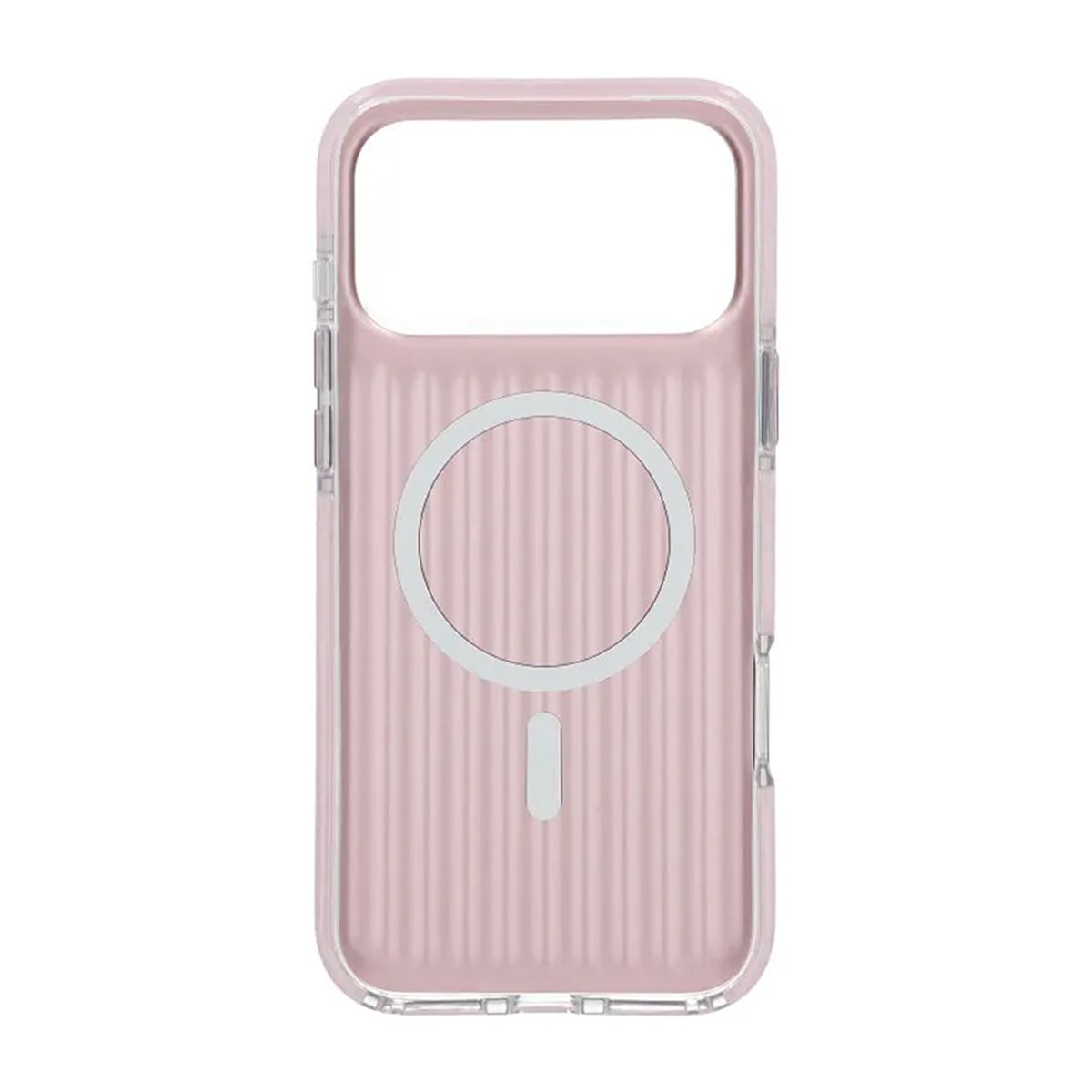 Mobilskal Korrugerad Magsafe för iPhone 17 Pro Max - Rosa