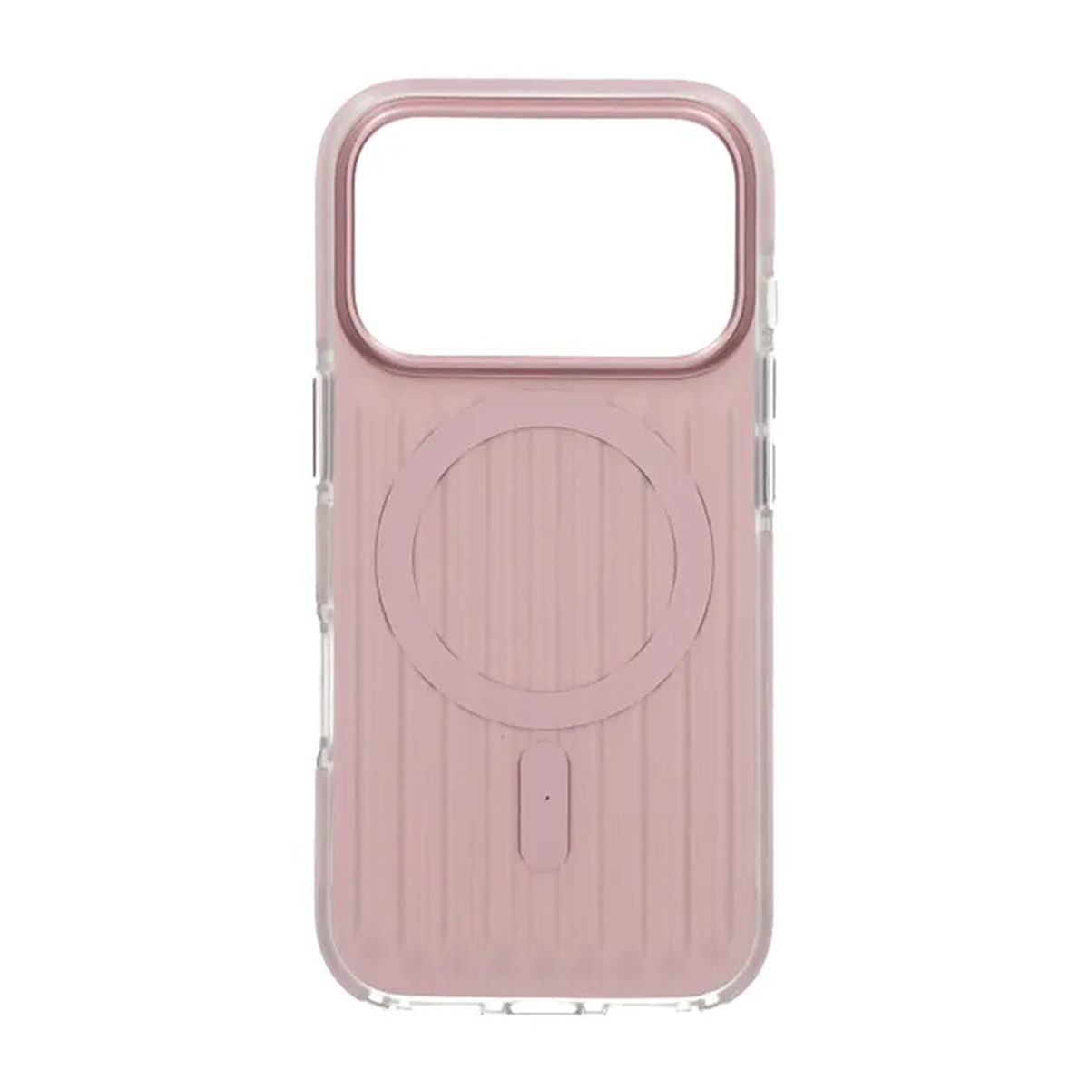 Mobilskal Korrugerad Magsafe för iPhone 17 Pro - Rosa