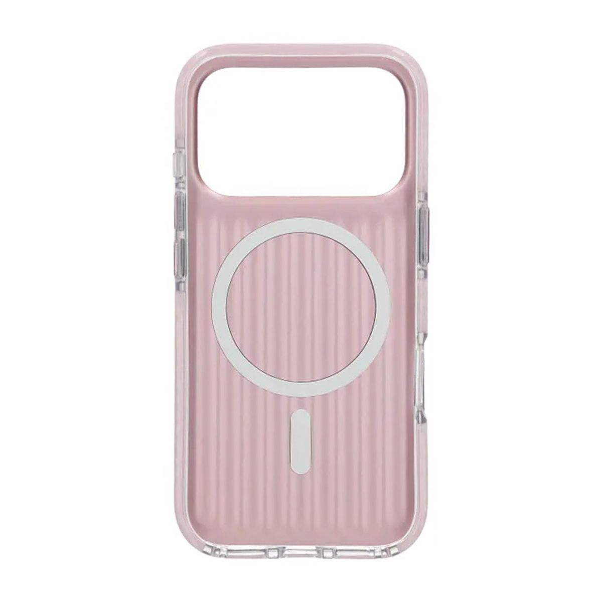 Mobilskal Korrugerad Magsafe för iPhone 17 Pro - Rosa