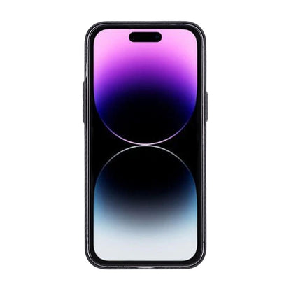 iPhone 14 Pro Max Carbon Patterned Phone Case - Black